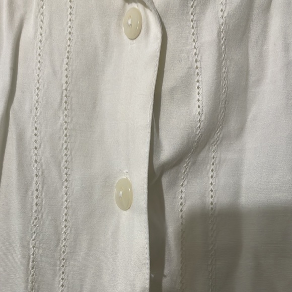 Vintage Jantzen White Button-Up Blouse - Picture 4 of 5